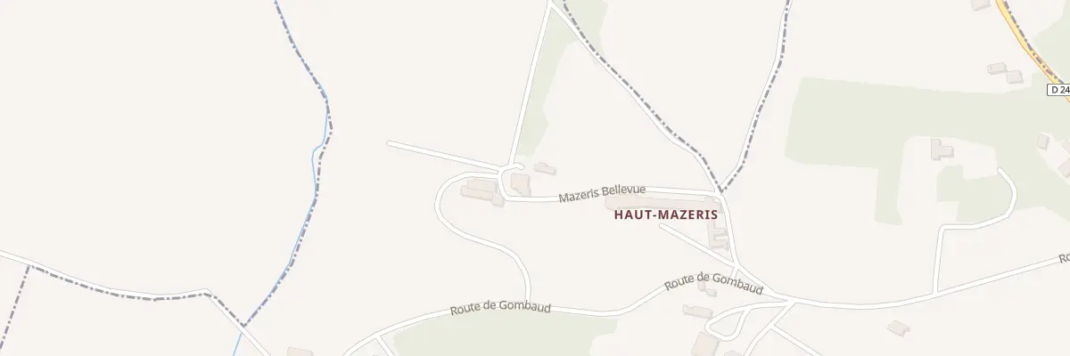 Plan du 33 Chateau Mazeris Bellevue à Saint-Aignan
