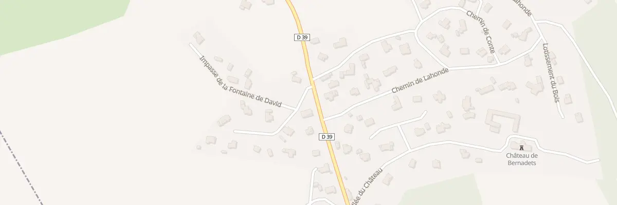 Plan du 27 Rte d’Anos à Bernadets