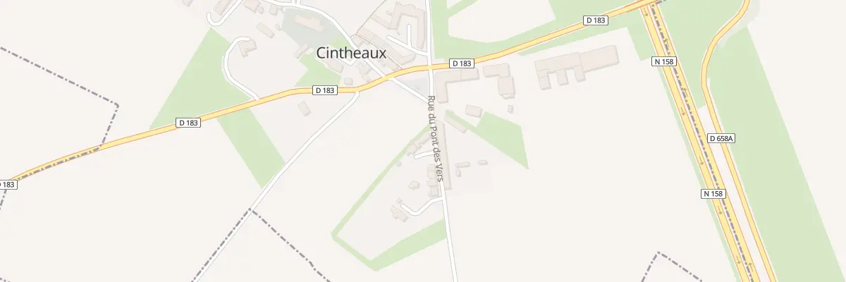 Plan du 2 Rue du Pont des Vers à Cintheaux