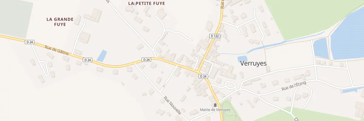 Plan du 10 Rue de Gâtine à Verruyes