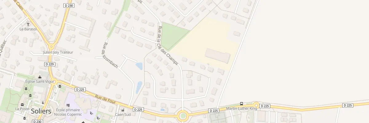 Plan du 19 Rue de la Clé des Champs à Soliers