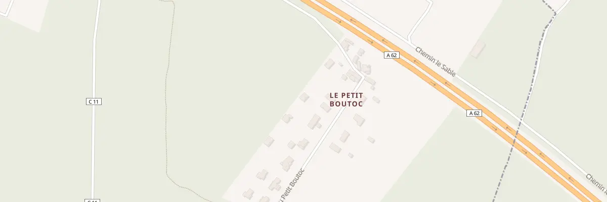 Plan du 21 Rte du Petit Boutoc à Fargues