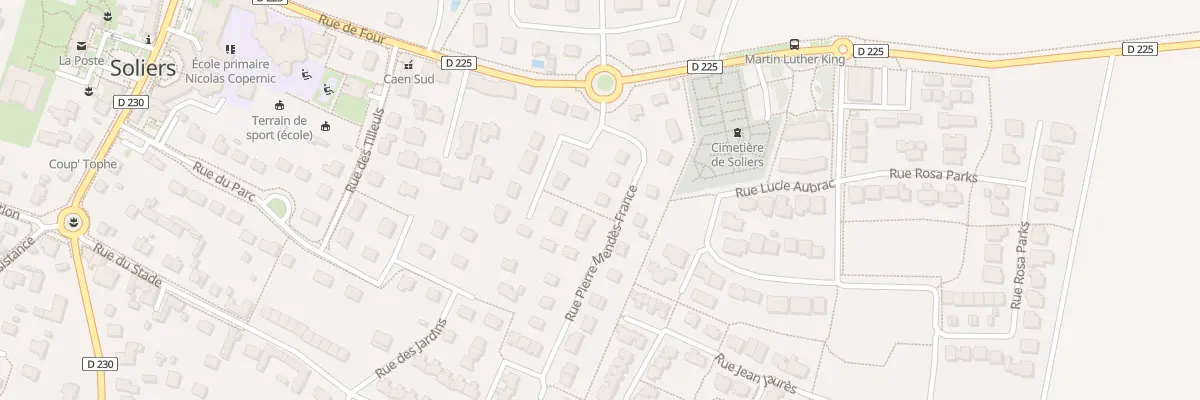 Plan du 25 Rue Pierre Mendès France à Soliers