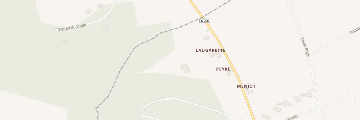 Plan du 43 Rte de Saint-castin à Maucor