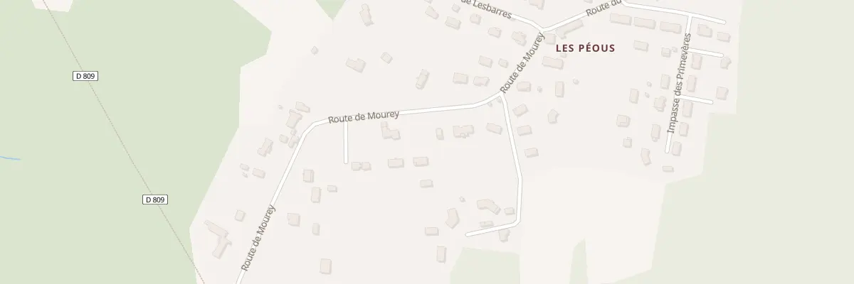Plan du 189 Rte de Mourey au Nizan