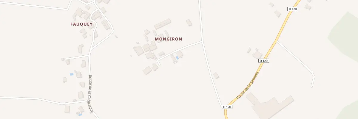 Plan du 149 Mongiron à Nérigean