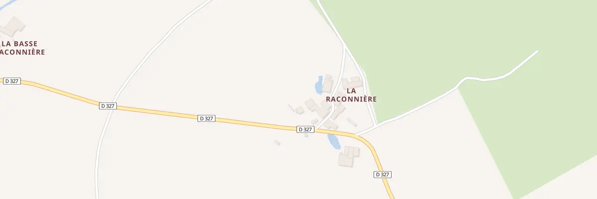 Plan du 1 La Raconniere à Amailloux