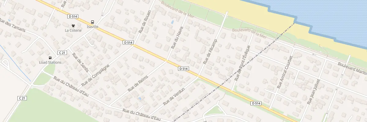 Plan du 721 Rue Amiral Wietzel à Hermanville-sur-Mer