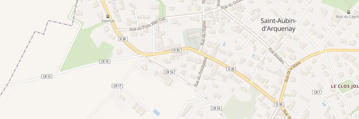 Plan du 26 Rue du Général de Gaulle à Saint-Aubin-d’Arquenay