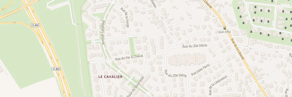 Plan du 9 Rue du Fer à Cheval à Giberville