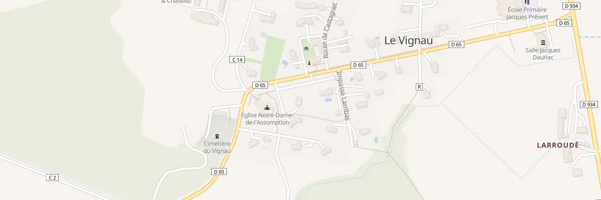 Plan du 55 Imp Chalampé au Vignau