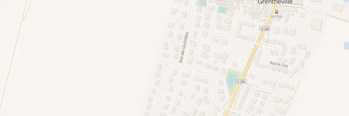 Plan du 12 Rue des Orchidées à Grentheville