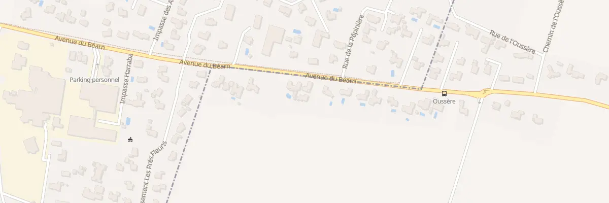 Plan du 93 Av du Béarn à Lée