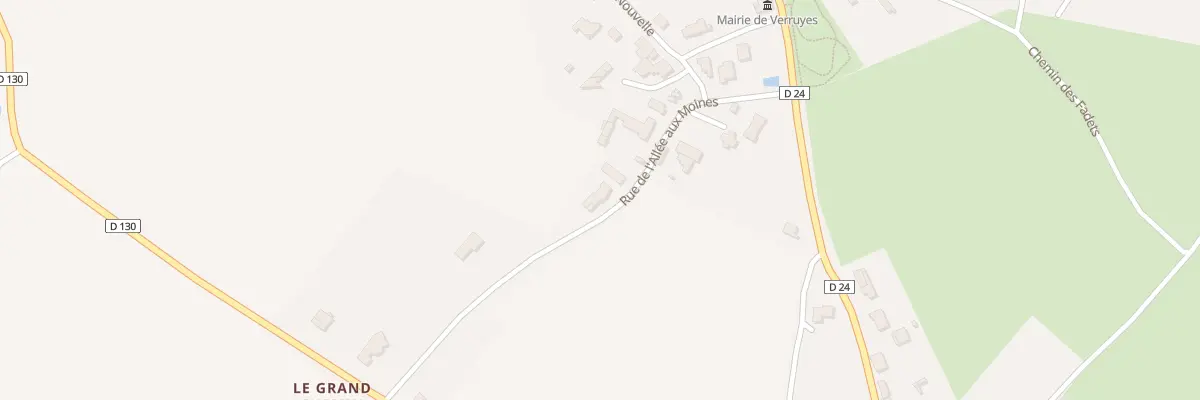 Plan du 6 Rue de l’Allée aux Moines à Verruyes