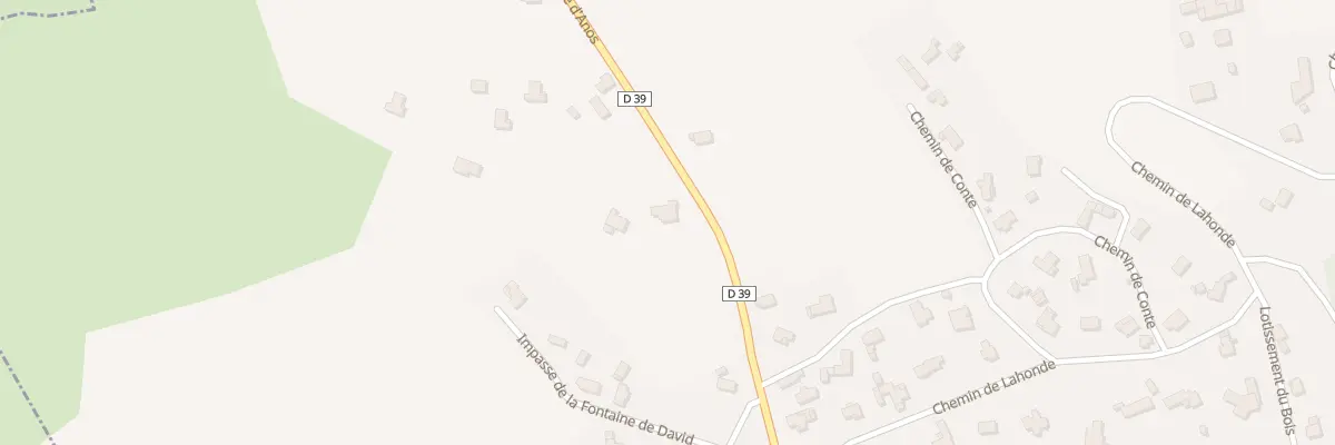 Plan du 33 Rte d’Anos à Bernadets