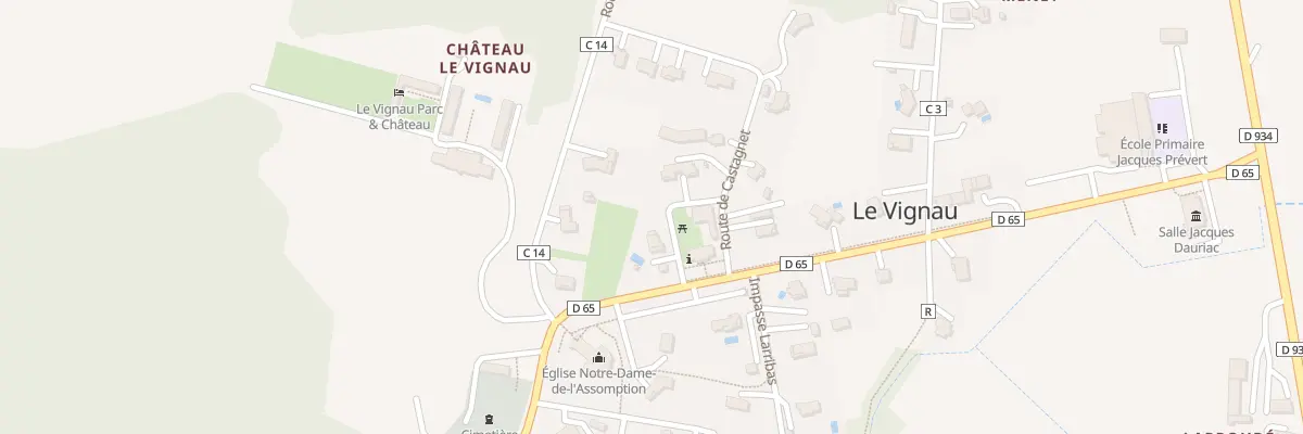 Plan du 19 Che Droits l’Homme et l’Enfant au Vignau