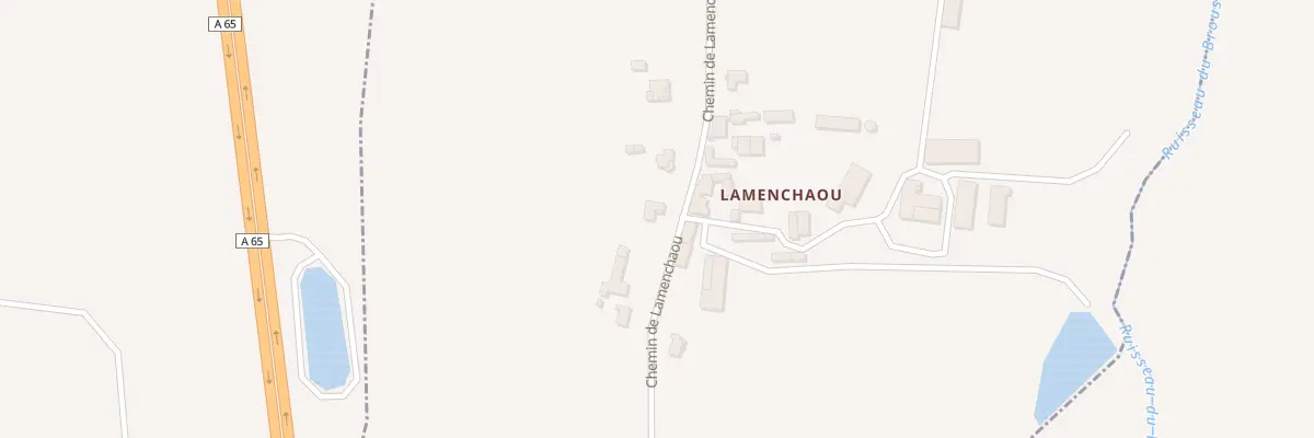 Plan du 1810 Che de Lamenchaou à Latrille