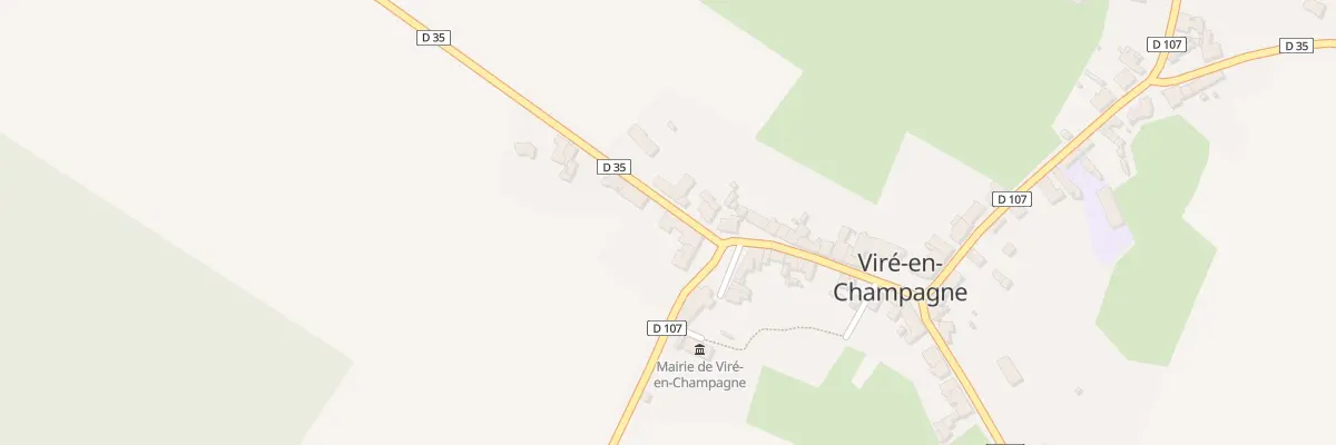 Plan du 8 Pl de l’Eglise à Viré-en-Champagne