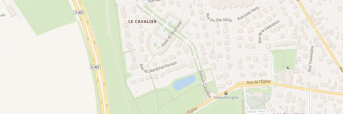 Plan du 4 Rue du Marechal Ferrant à Giberville