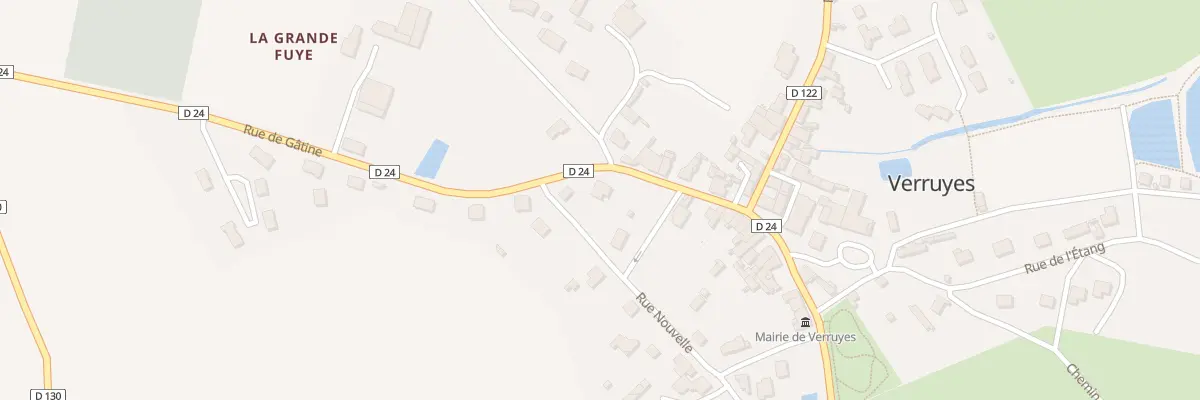 Plan du 17 Rue de Gâtine à Verruyes