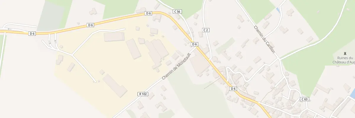 Plan du 6 Che de Montifaut à Augé