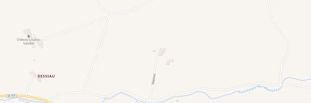 Plan du 9000 Massac à Loupiac