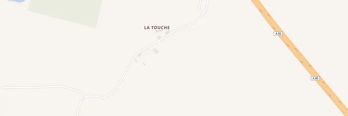 Plan du 596 Rte de la Touche à Cornillé-les-Caves