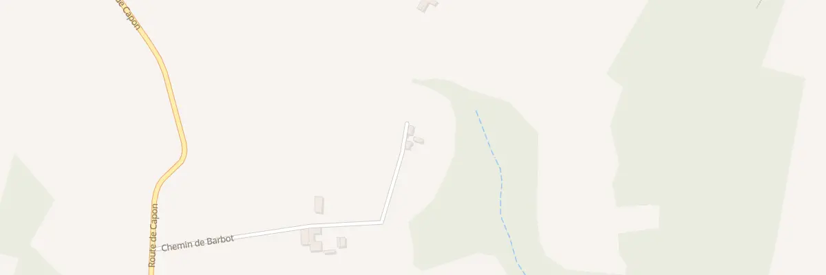 Plan du 416 Che de Barbot à Duhort-Bachen