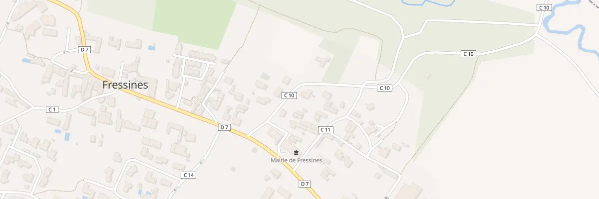 Plan du 8 Rte de Chanteloup à Fressines