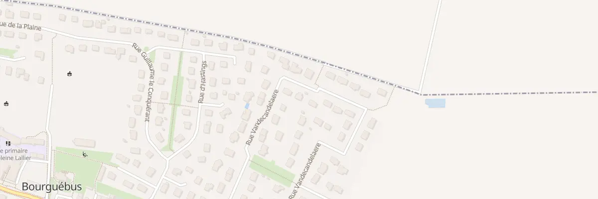 Plan du 24 Rue Vandecandelaere à Bourguébus