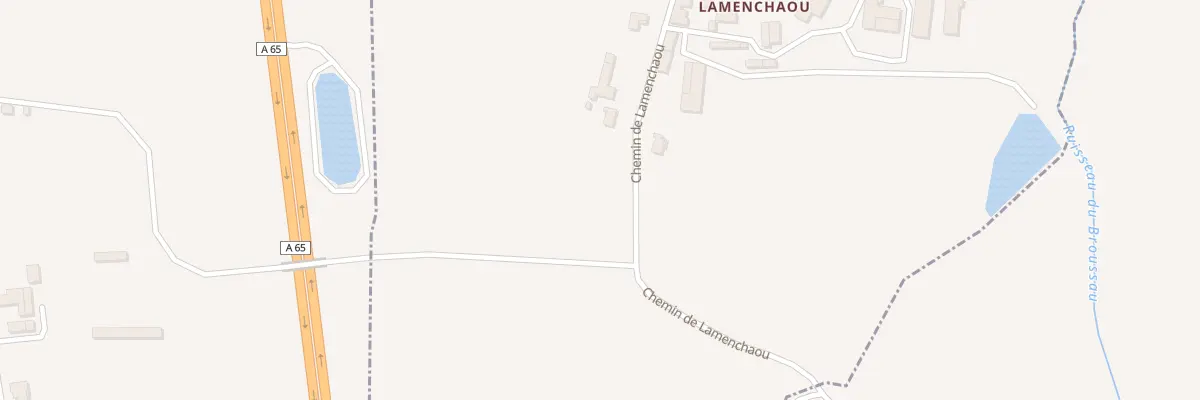 Plan du 1916 Che de Lamenchaou à Latrille