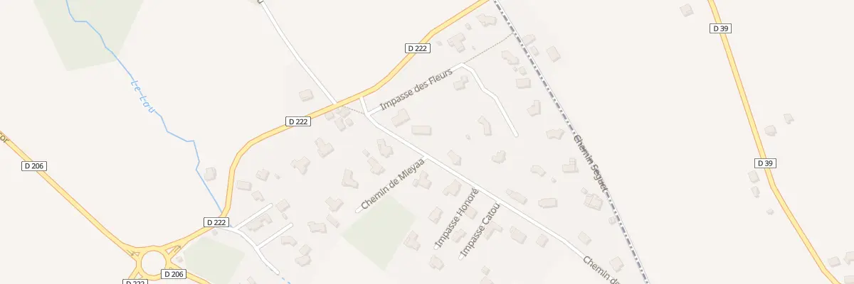 Plan du 3 Che Morlanne à Saint-Castin