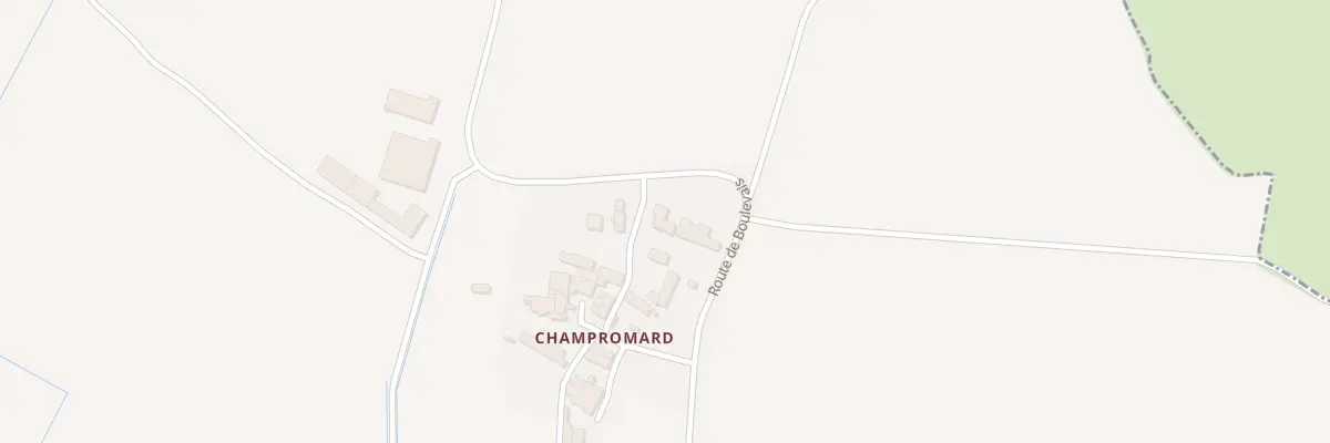 Plan du 8 Rte de Boulevais Champromard à Secondigné-sur-Belle