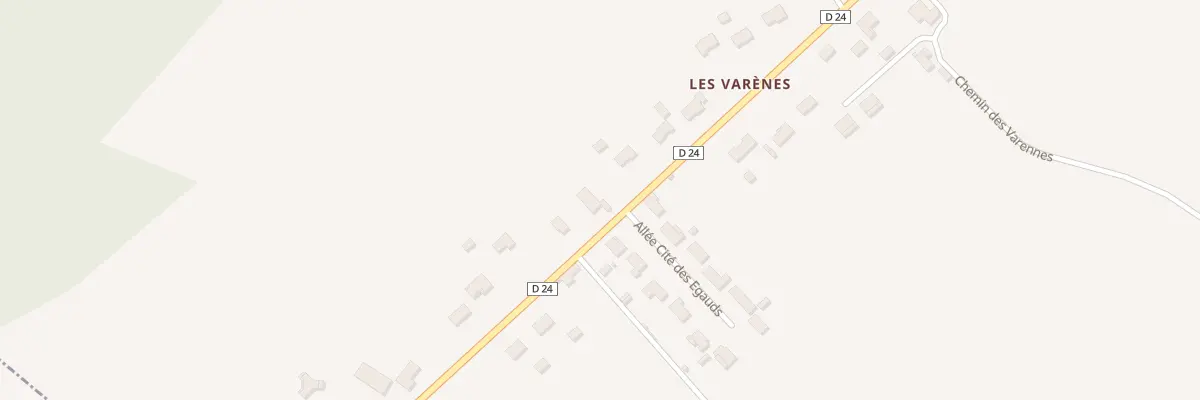 Plan du 62 Rte des Egauds à Nercillac