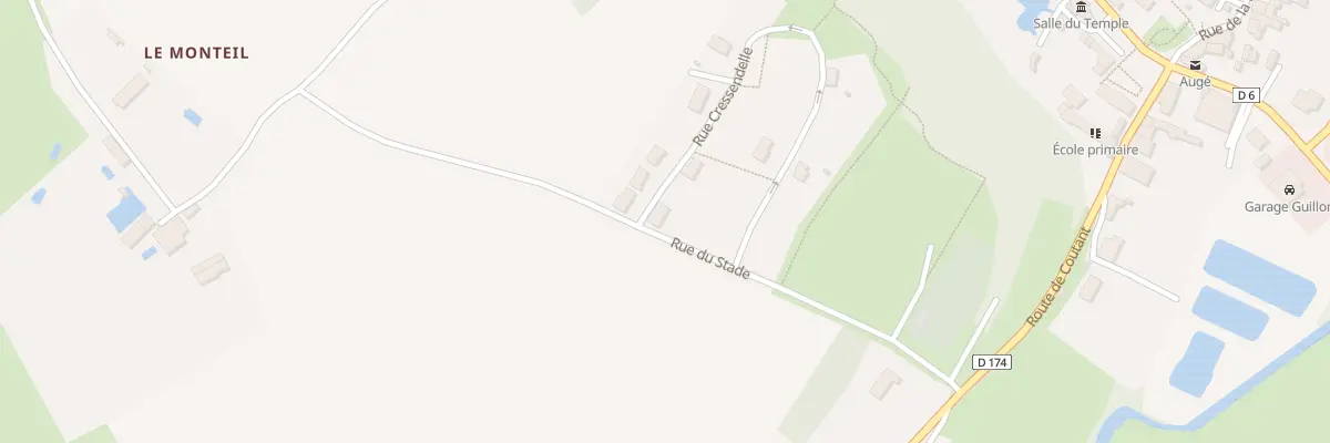 Plan du 21 Rue Cressendelle à Augé
