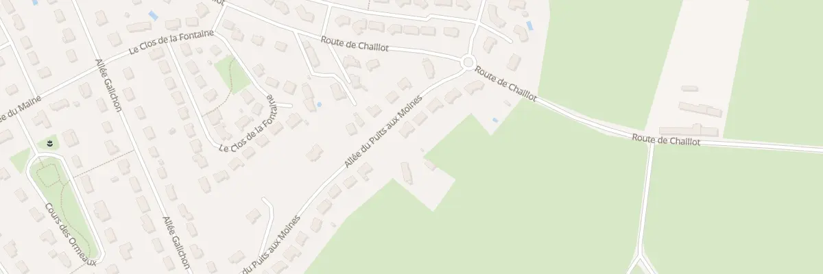 Plan du 46 All du Puits Aux Moines à Solesmes