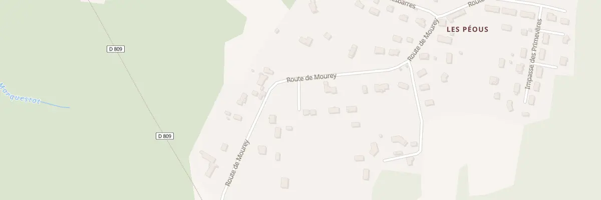 Plan du 10B Mourey au Nizan