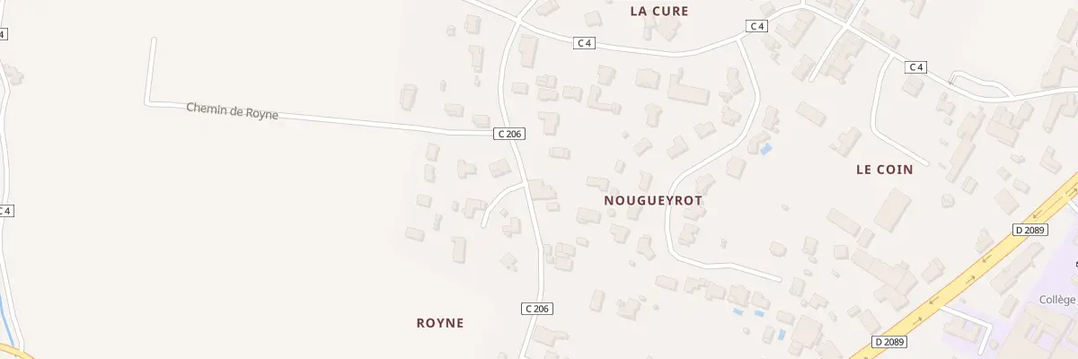 Plan du 3 Che de Lande à Arveyres