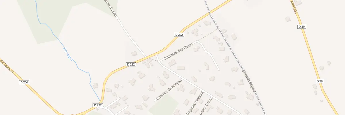Plan du 1 Che Morlanne à Saint-Castin