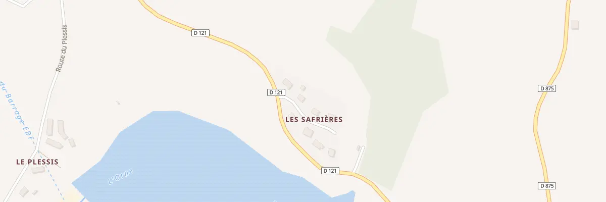 Plan du 3 Imp les Safrières à Putanges-le-Lac