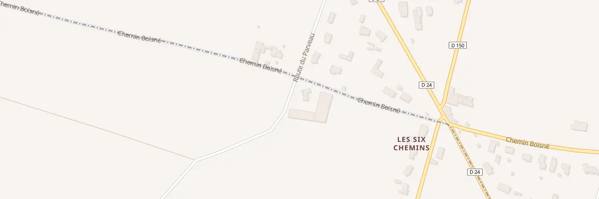 Plan du 2 Che Boisne à Genté