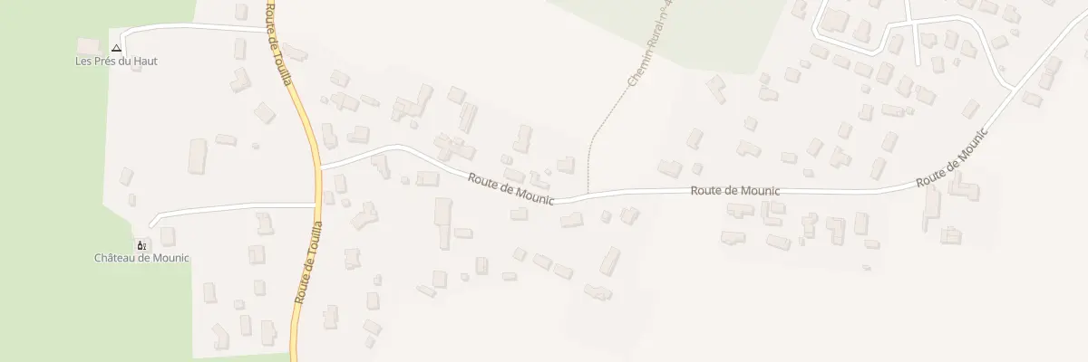 Plan du 21 Rte de Mounic à Fargues