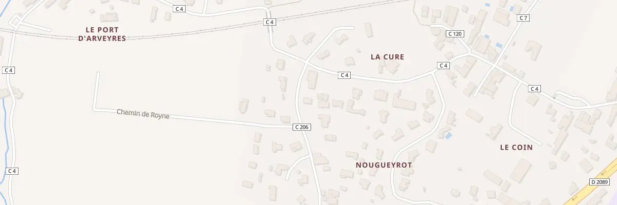 Plan du 1T Che de Lande à Arveyres