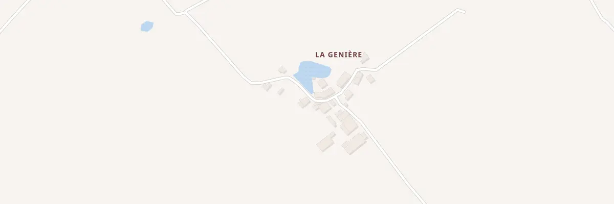 Plan du 2 La Geniere à Amailloux