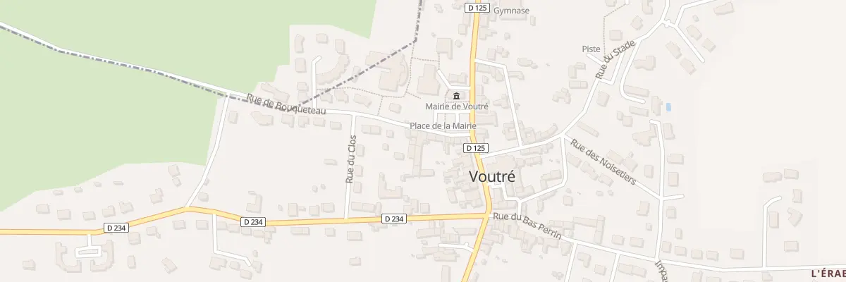 Plan du 6 Pl de la Mairie à Voutré