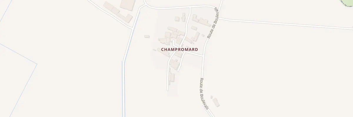 Plan du 2 Imp de la Prairie Champromard à Secondigné-sur-Belle