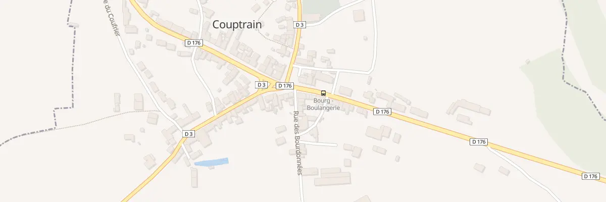 Plan du 3 Rue des Bourdonnées à Couptrain