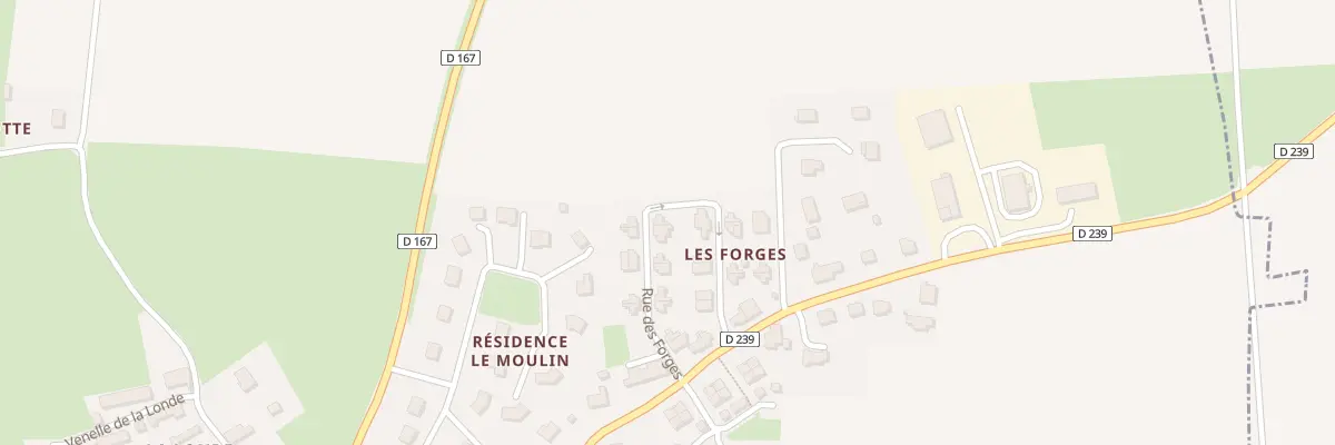 Plan du 16 Rue des Forges à Saint-Germain-le-Vasson