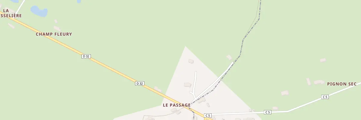 Plan du 125 Che des Bourbes à Assé-le-Bérenger