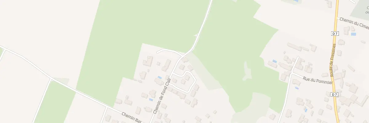 Plan du 14 Che de Fond Clair à Aigondigné